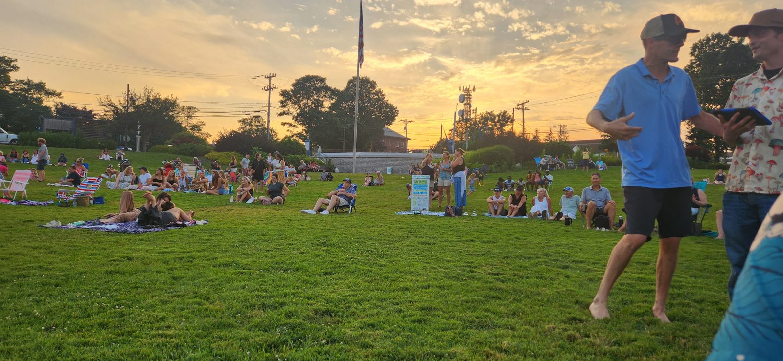 Golden hour at Aselton Park